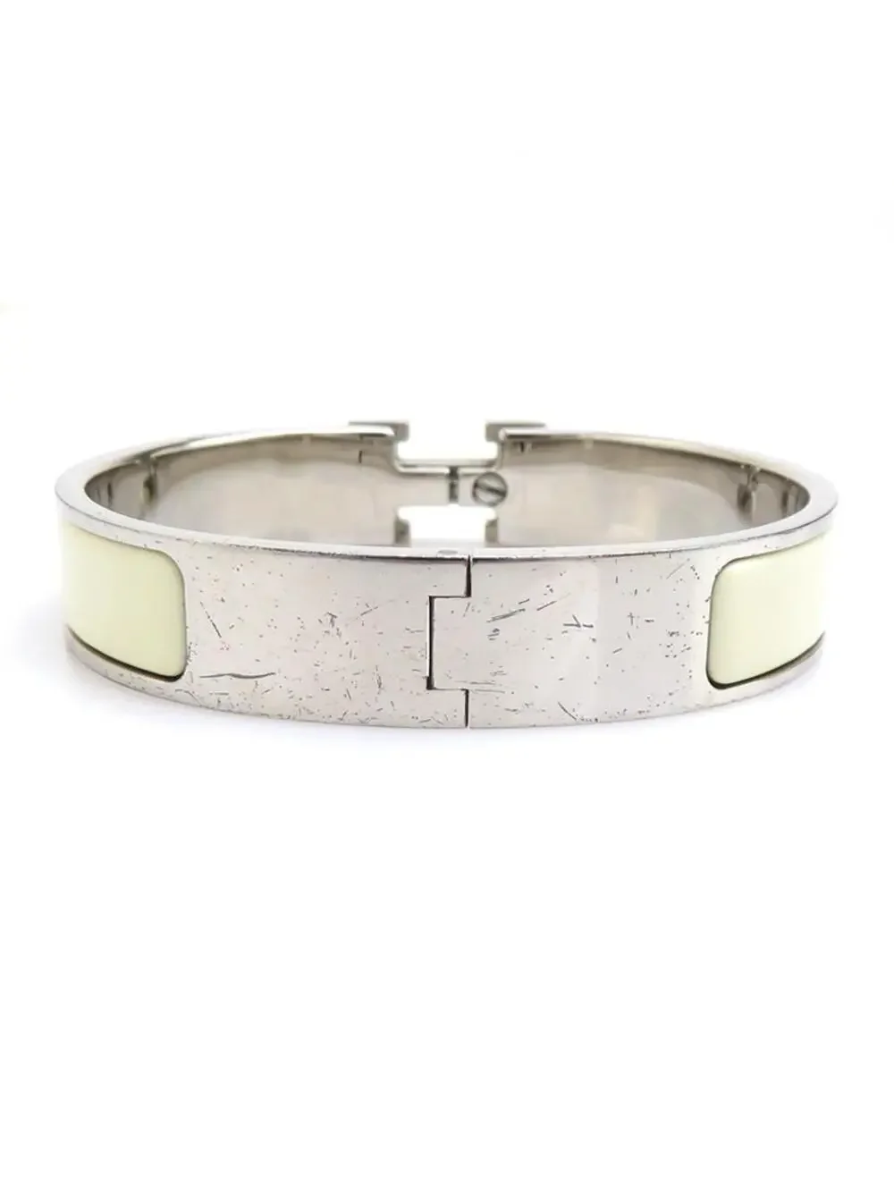 Auth Hermes Clic Clac H Bangle Bracelet #302726H38B
